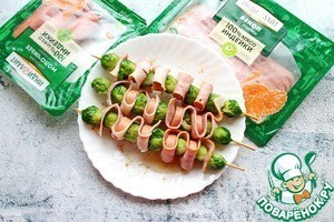 Шашлычки из брюссельской капусты Шашлычки из брюссельской капусты