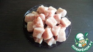 Шашлычки из индейки с яблоками