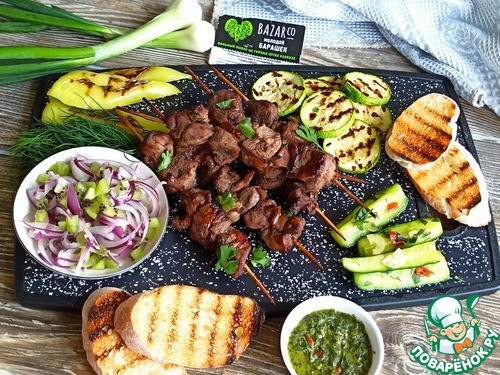 Шашлык из баранины с красным вином Шашлык из баранины с красным вином