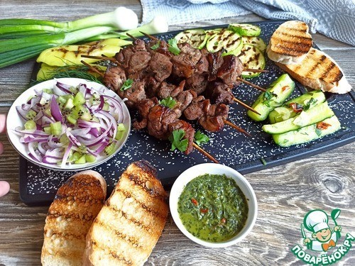 Шашлык из баранины с красным вином Шашлык из баранины с красным вином