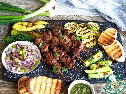 Шашлык из баранины с красным вином Шашлык из баранины с красным вином