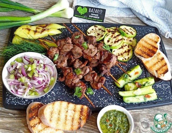 Шашлык из баранины с красным вином Шашлык из баранины с красным вином