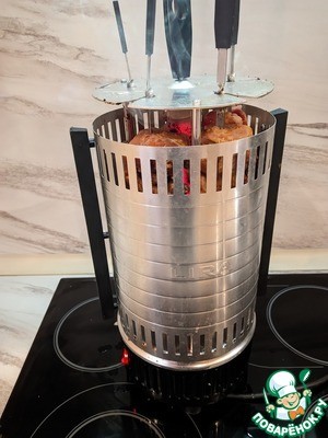 Шашлык в электрошашлычнице как из доставки