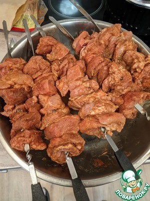 Шашлык в электрошашлычнице как из доставки