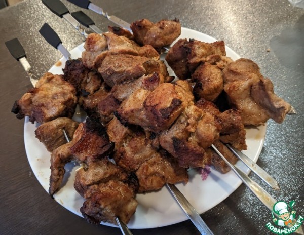 Шашлык в электрошашлычнице как из доставки