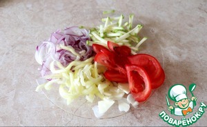 Шаурма с бараниной и обжаренными овощами Шаурма с бараниной и обжаренными овощами