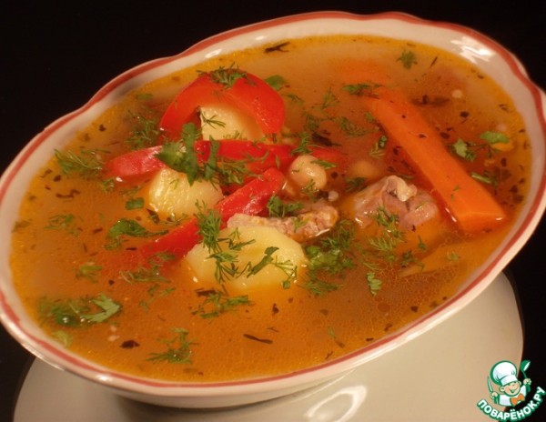 Шурпа из баранины по-днепропетровски Шурпа из баранины по-днепропетровски