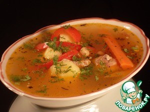 Шурпа из баранины по-днепропетровски Шурпа из баранины по-днепропетровски