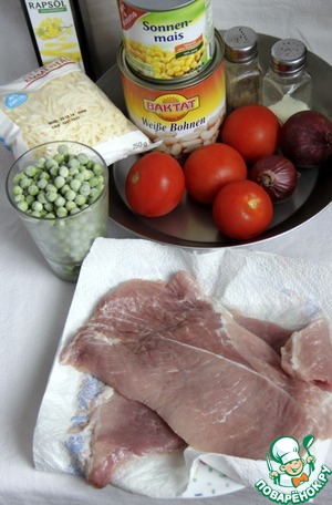 Сковорода "Мексика" со свиными шницелями