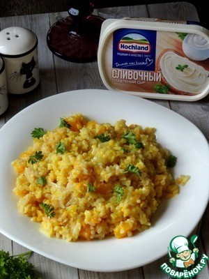 Сливочный булгур с тыквой Сливочный булгур с тыквой
