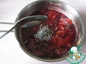 Сливовый джем с лавандой Сливовый джем с лавандой