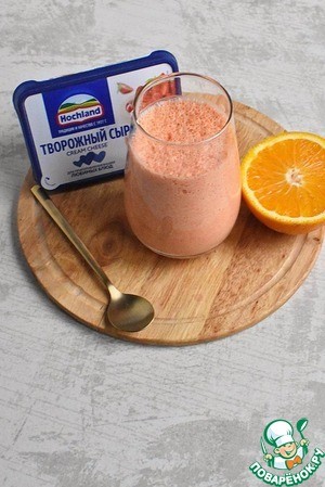 Смузи с сыром «Каротинка-витаминка»