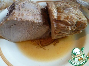 Сочная домашняя ветчина