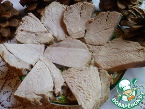 Сочная домашняя ветчина