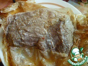 Сочная домашняя ветчина