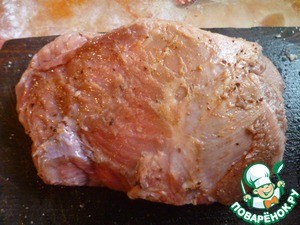 Сочная домашняя ветчина