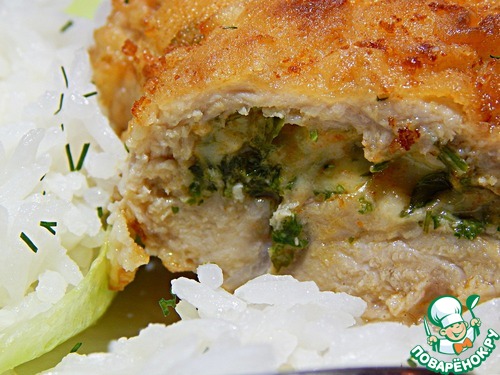 Сочные мясные конвертики с зеленью Сочные мясные конвертики с зеленью