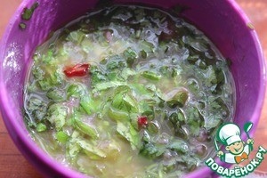 Сосиски-гриль с соусом чимичурри