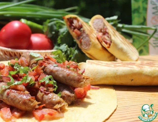Сосиски в лепешке по-итальянски