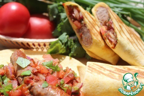 Сосиски в лепешке по-итальянски