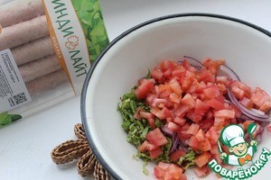 Сосиски в лепешке по-итальянски