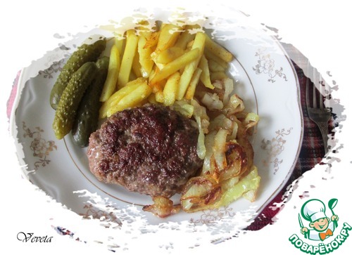 Советский рубленый бифштекс по ГОСТ