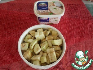 Суп-пюре из баклажанов с сыром