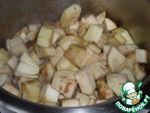 Суп-пюре из баклажанов с сыром