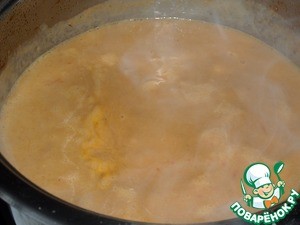 Суп-пюре из баклажанов с сыром