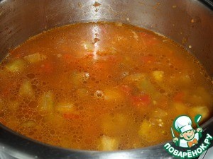 Суп-пюре из баклажанов с сыром