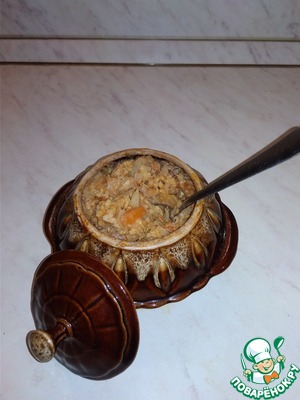 Супер ленивые голубцы в горшочке