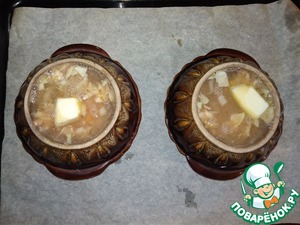 Супер ленивые голубцы в горшочке