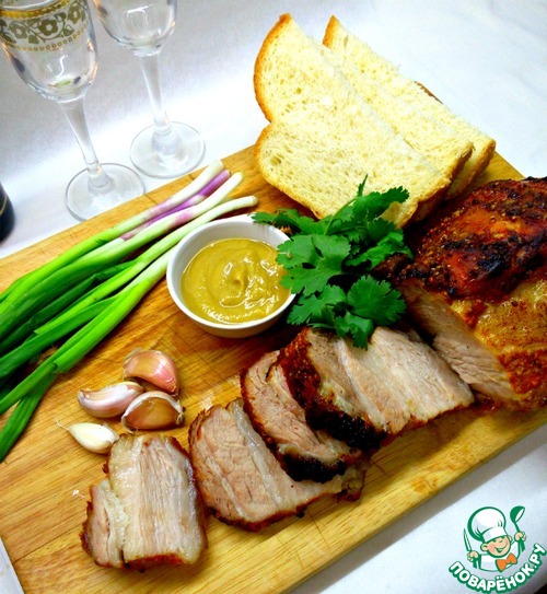 Свиная грудинка запеченная Свиная грудинка запеченная