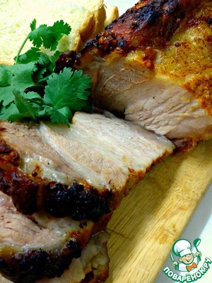 Свиная грудинка запеченная Свиная грудинка запеченная