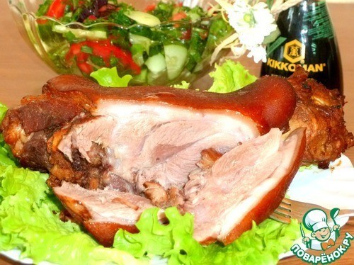 Свиная рулька "Медово-горчичная" Свиная рулька "Медово-горчичная"