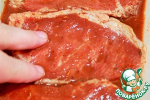 Свинина "Необыкновенная" с ягодным соусом Свинина "Необыкновенная" с ягодным соусом