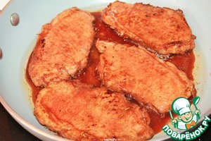 Свинина "Необыкновенная" с ягодным соусом Свинина "Необыкновенная" с ягодным соусом