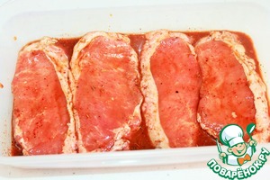 Свинина "Необыкновенная" с ягодным соусом Свинина "Необыкновенная" с ягодным соусом