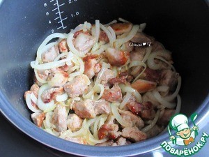 Свинина в сливочно-томатном соусе