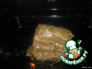 Свинина, запечeнная с картофелем