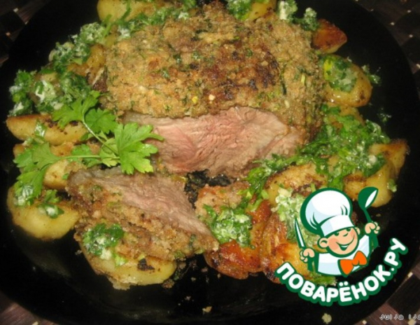 Свинина, запечeнная с картофелем