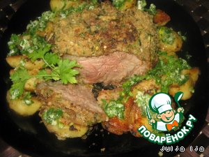 Свинина, запечeнная с картофелем