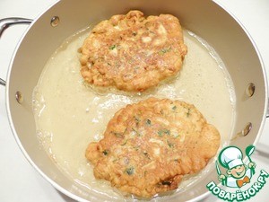 Свиные отбивные в грибном кляре