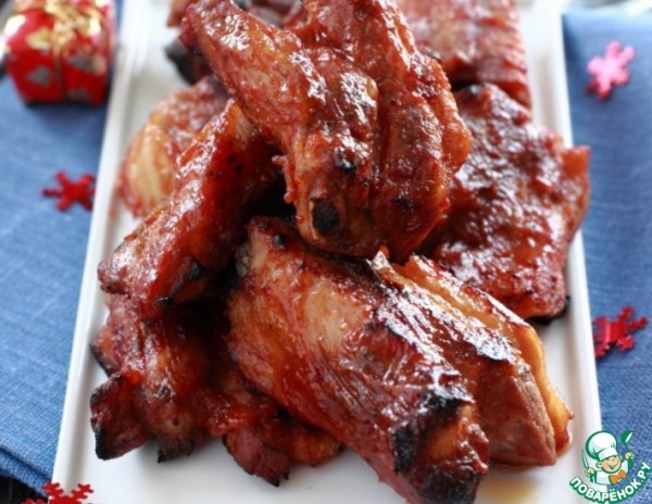 Свиные ребрышки по-канадски Свиные ребрышки по-канадски