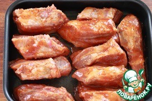 Свиные ребрышки по-канадски Свиные ребрышки по-канадски