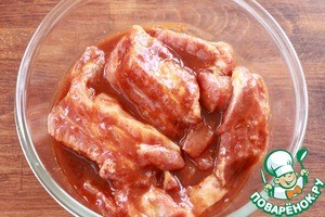 Свиные ребрышки по-канадски Свиные ребрышки по-канадски