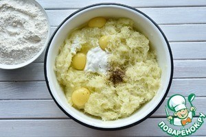 Сырная курица в кабачковых блинчиках Сырная курица в кабачковых блинчиках