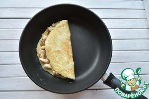 Сырная курица в кабачковых блинчиках Сырная курица в кабачковых блинчиках