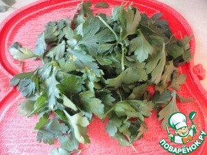 Сырная панировка с зеленью и блюда с ней