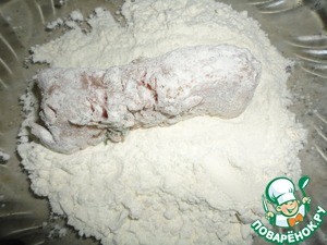 Сырная панировка с зеленью и блюда с ней